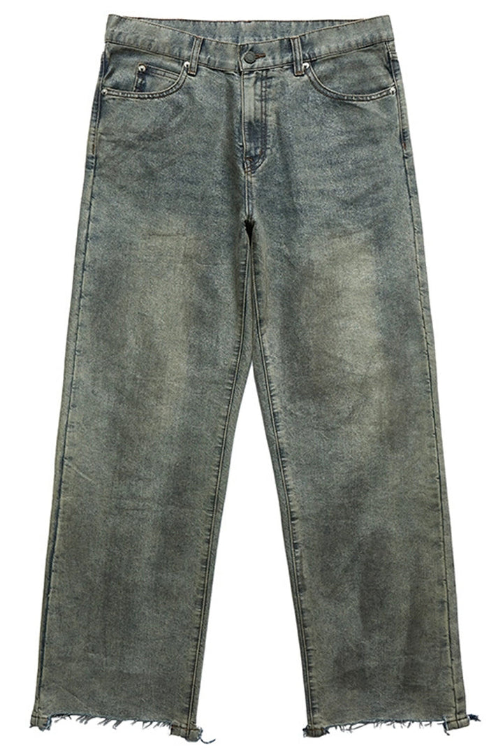 Washed Wide Leg Jeans