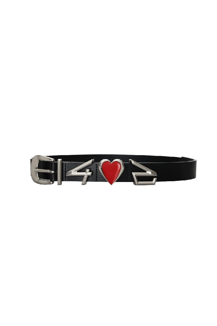 Limited Edition Heart Leather Belt