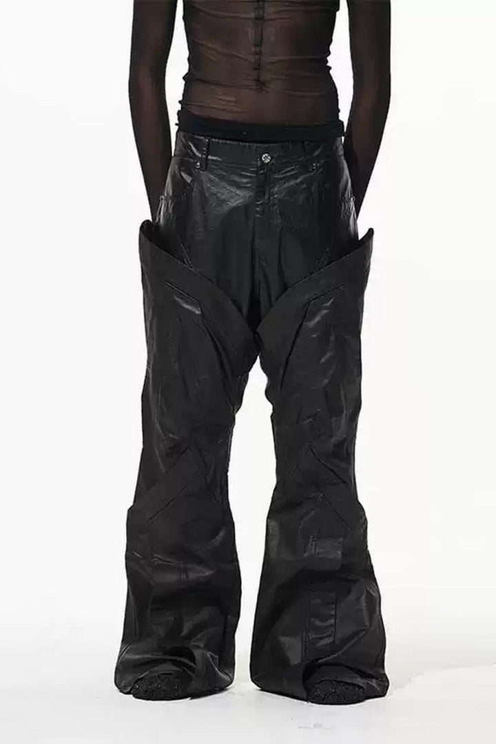 Layered Flap Utility Pants