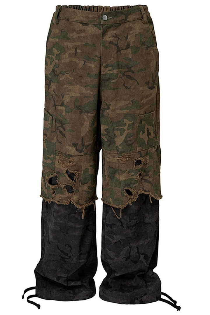 Distressed Camo Vibe Pants