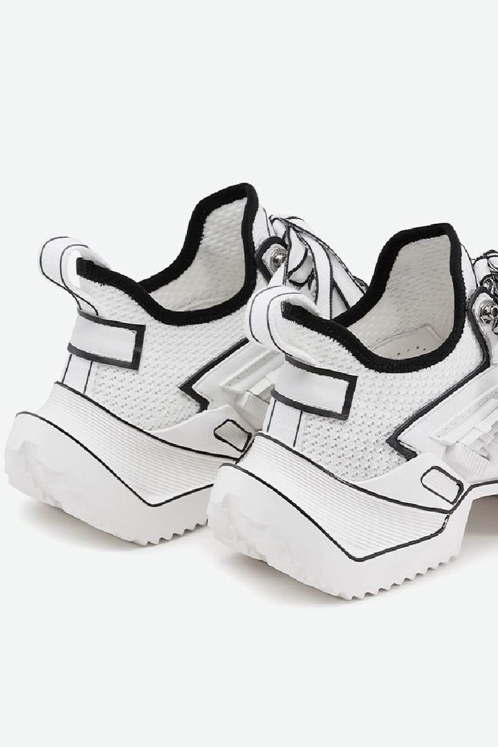 Contrast Mecha Dad Sneakers