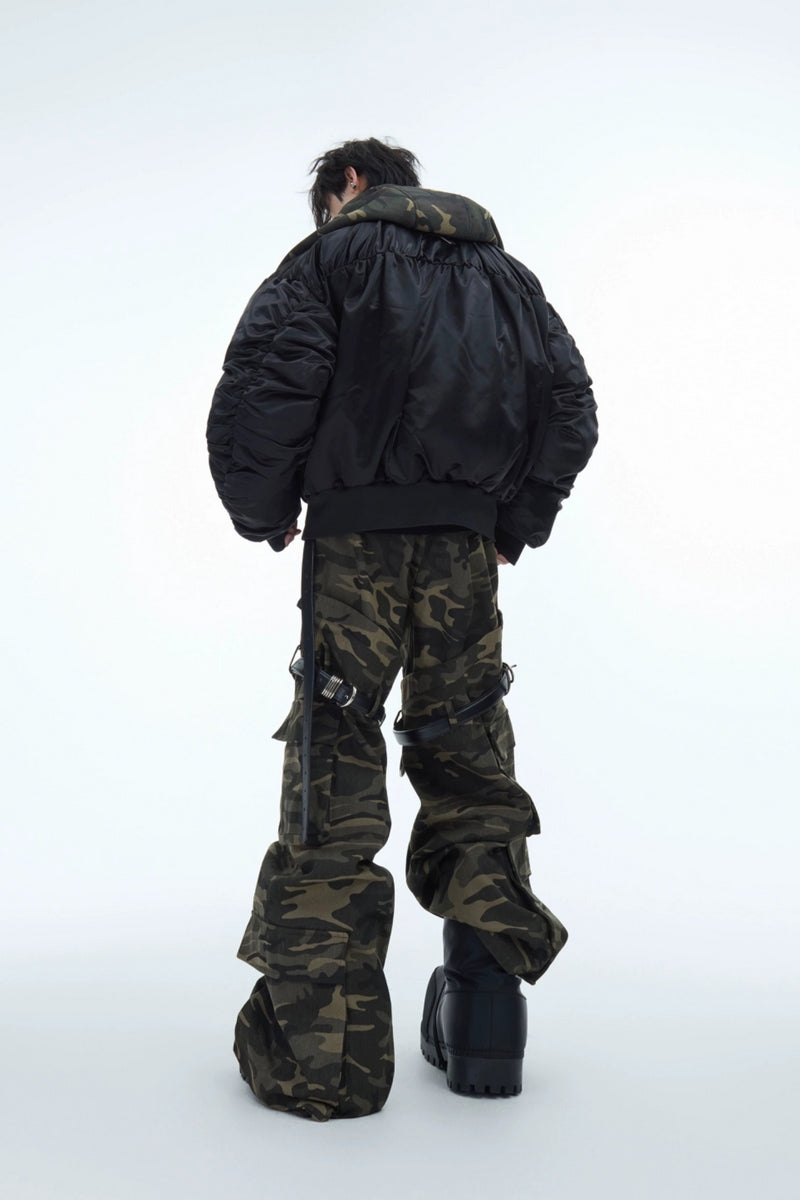 Belted Camo Vintage Cargo Pants