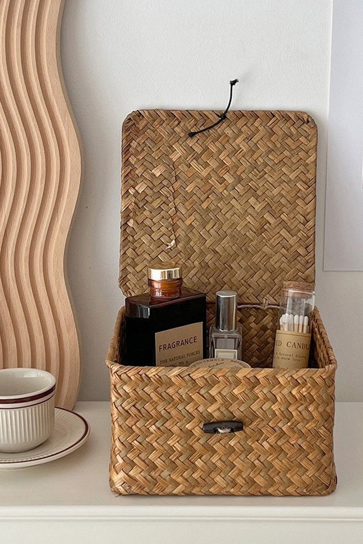 Woven Straw Basket