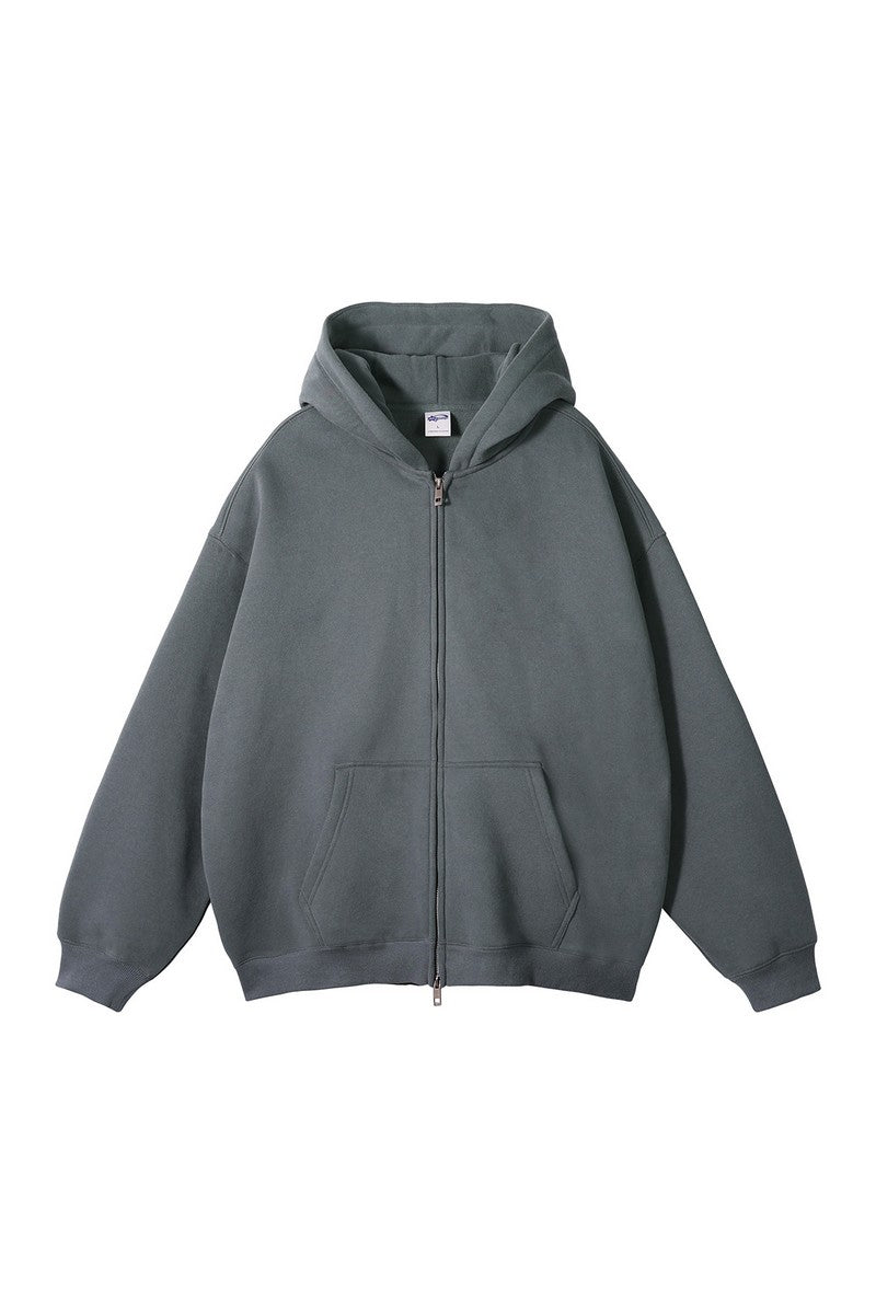 Fleece Zip Up Hoodie