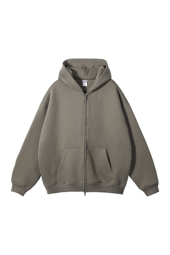 Fleece Zip Up Hoodie