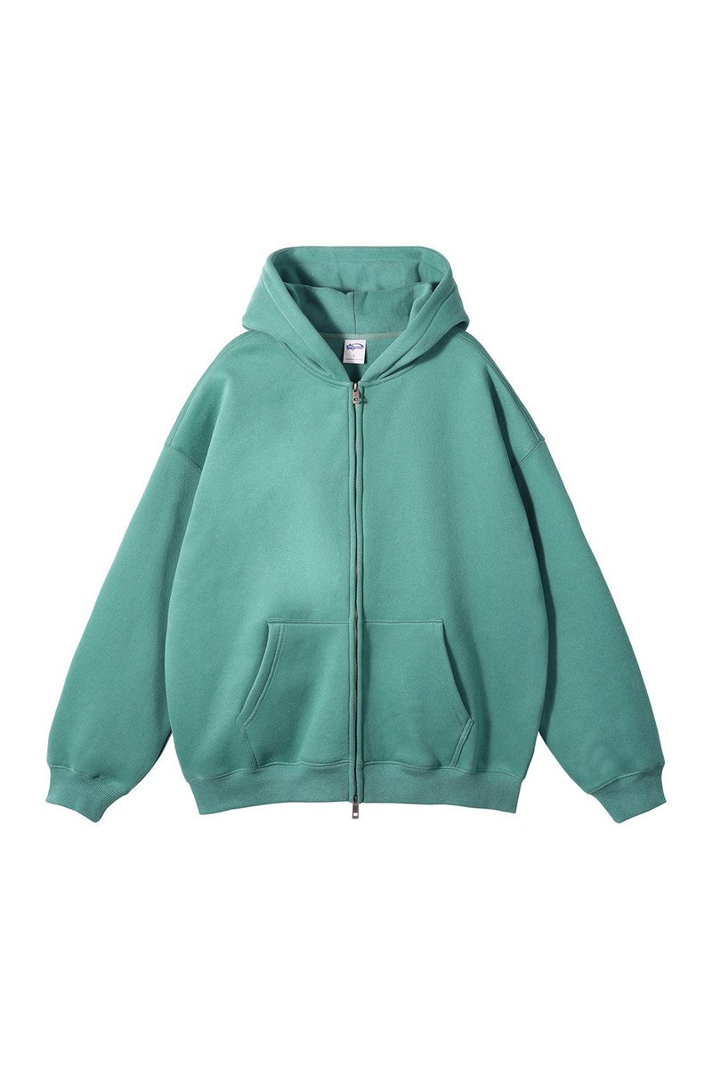 Fleece Zip Up Hoodie