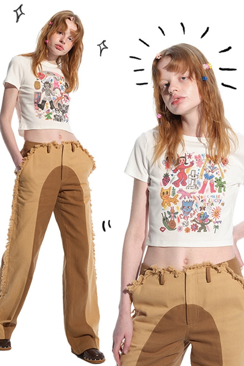 Naive Cropped Shirt