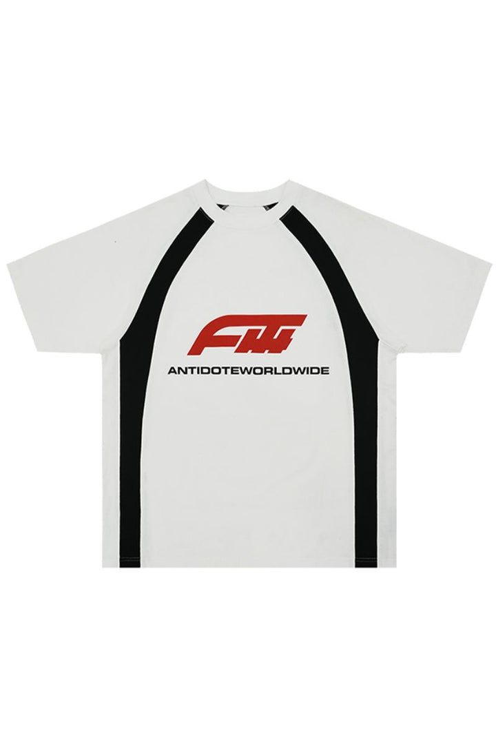 Racing Shoulder Panel Tee