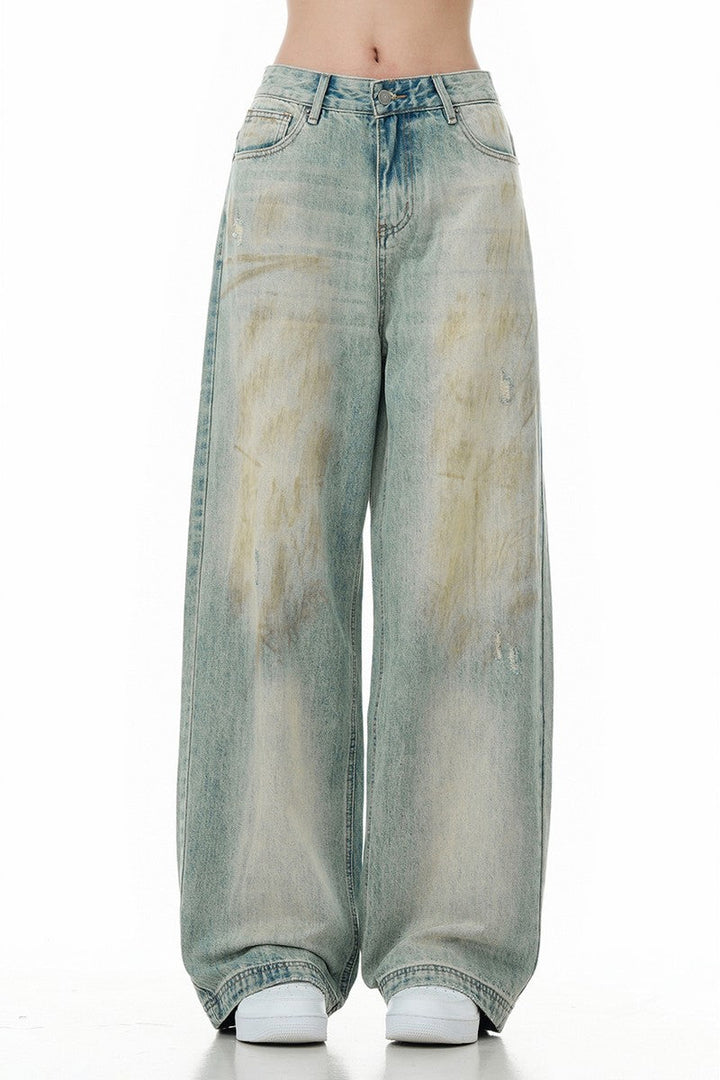 High Street Distressed Jeans