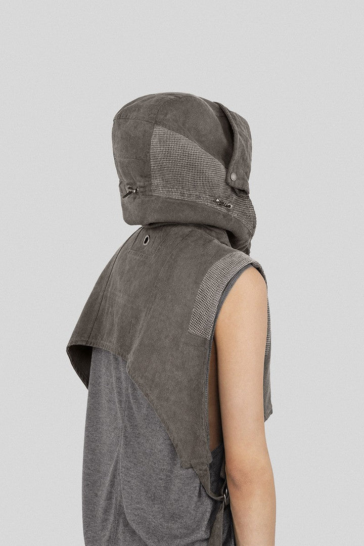 Strap Hooded Vest