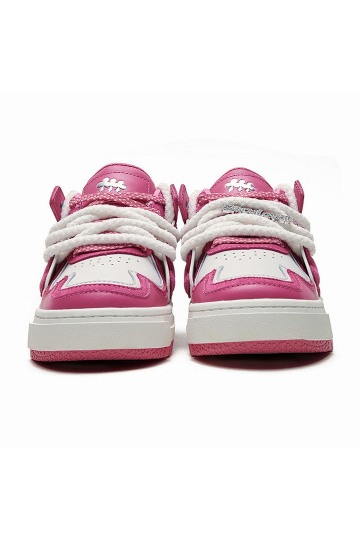 Fashion Pink Chunky Sneakers