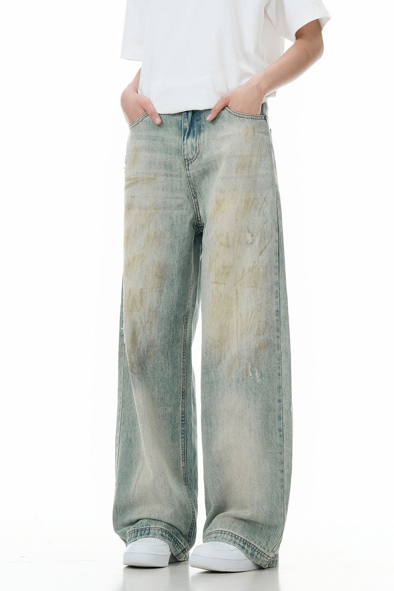 High Street Distressed Jeans