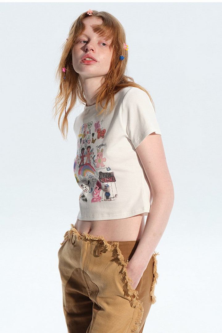 Naive Cropped Shirt