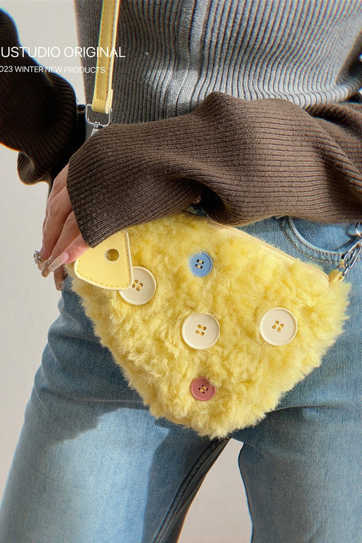 Cheese Peluche Mini Bag