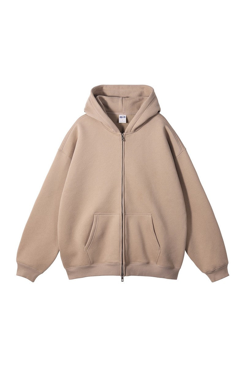 Fleece Zip Up Hoodie