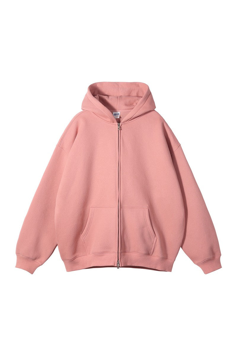 Fleece Zip Up Hoodie