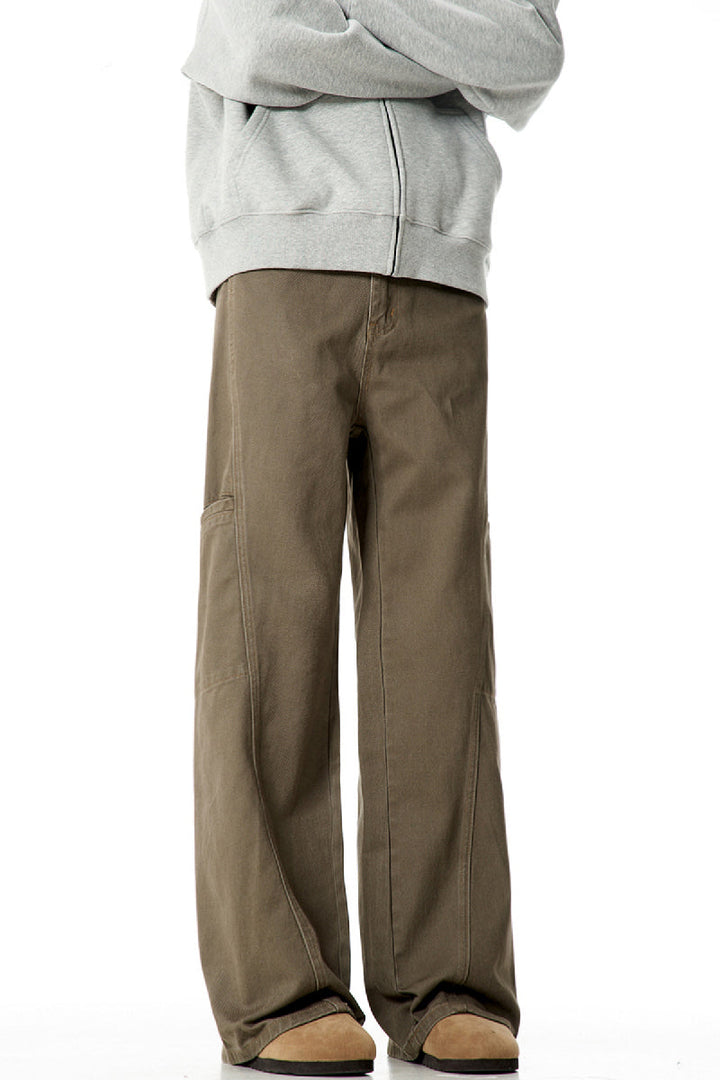 Vintage Straight-Leg Trousers