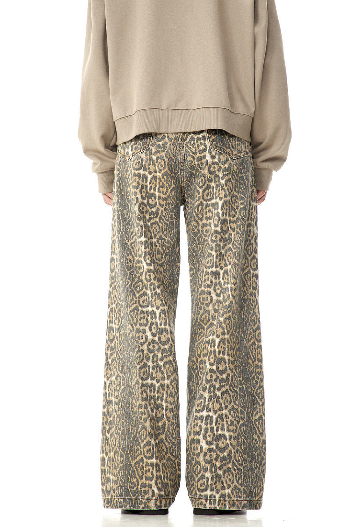 Retro Leopard Jeans